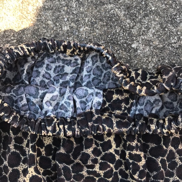 Homemade Leopard Print Skirt & Blue Floral Skort 7 - Picture 6 of 11